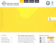 Tablet Screenshot of microwiremesh.com